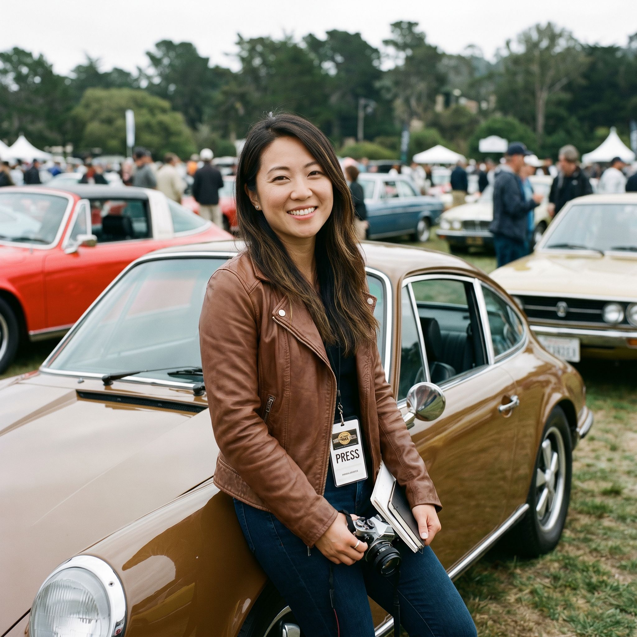 少女萝莉汽车媒体人王记者